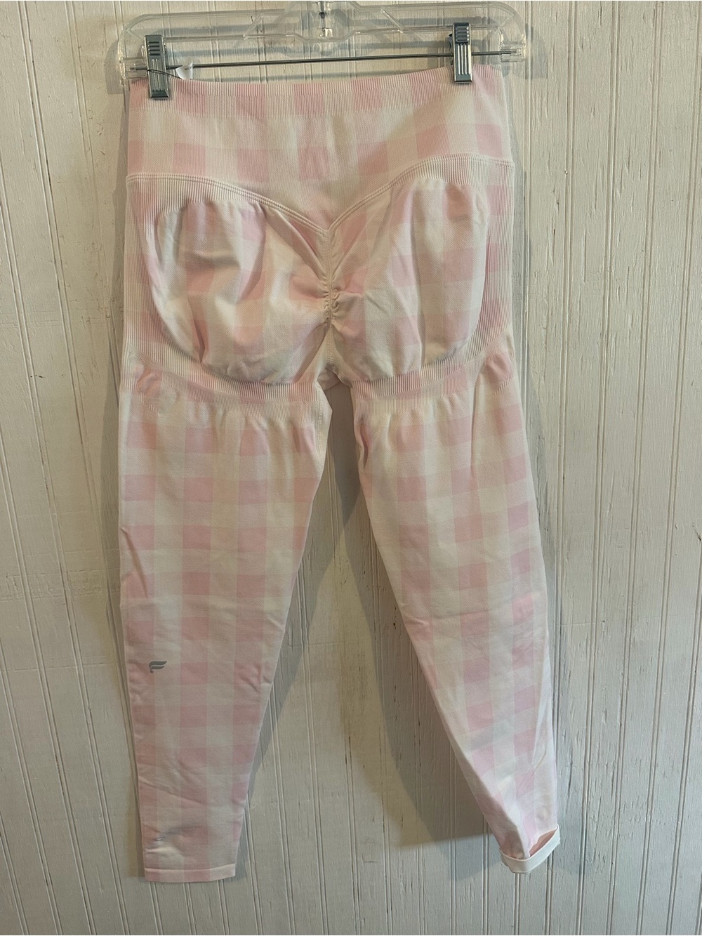Fabletics, Pink Gingham Seamless Leggings - Picture 4 of 8